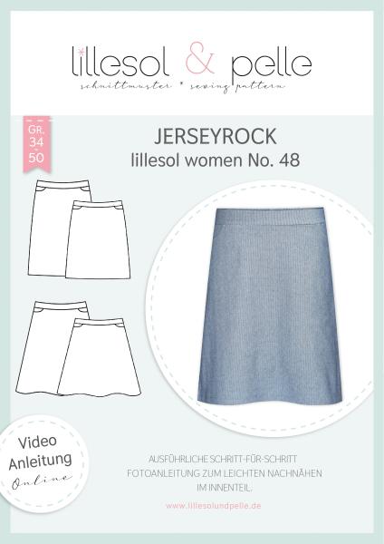 Schnittmustertitelbild Jerseyrock lillesol women Nr. 48​